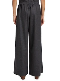 Eva Wool-Blend Wide-Leg Pants