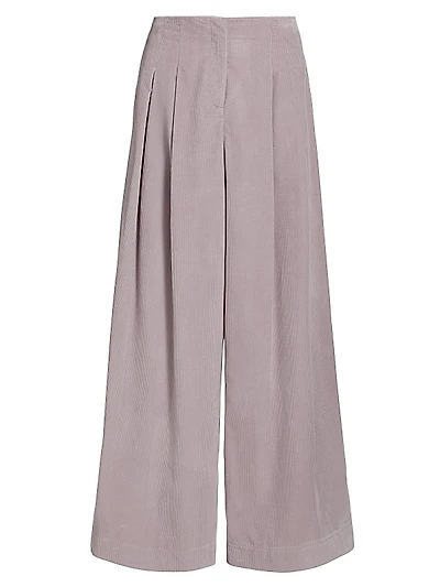 Drew Corduroy Wide-Leg Pants