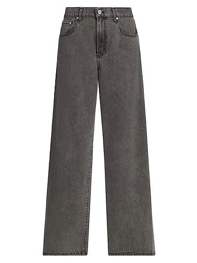 Tiny Dancer Mid-Rise Wide-Leg Jeans