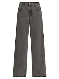 Tiny Dancer Mid-Rise Wide-Leg Jeans