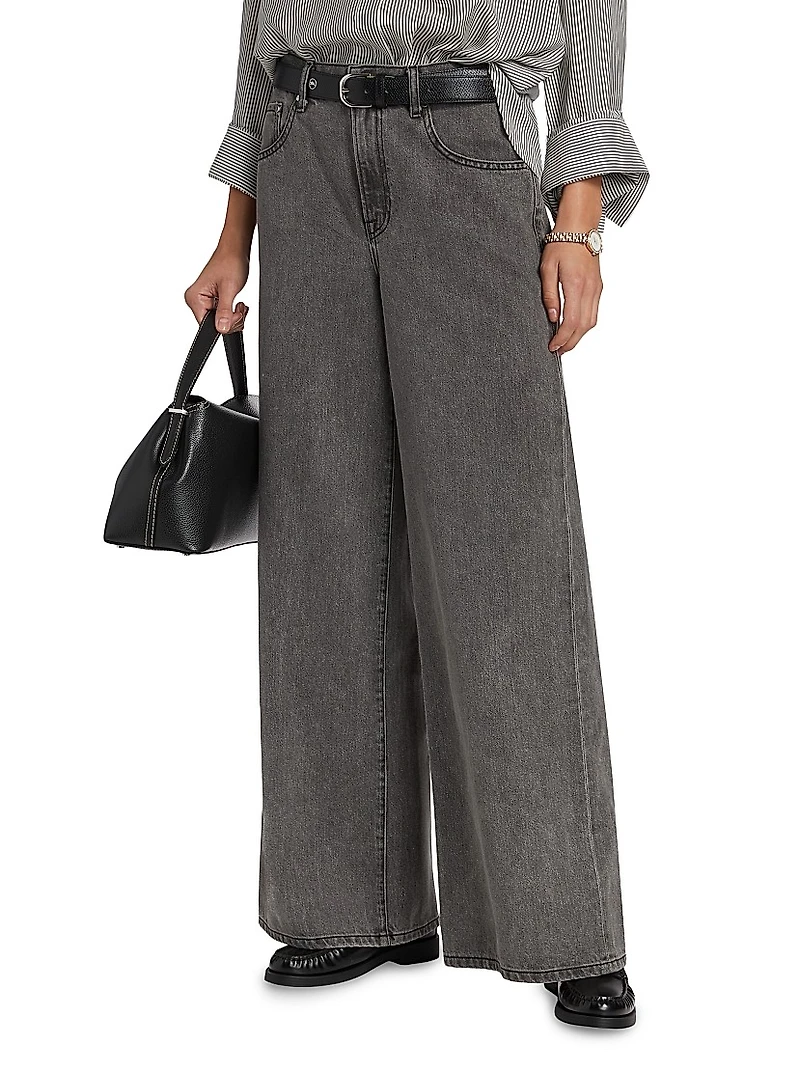 Tiny Dancer Mid-Rise Wide-Leg Jeans