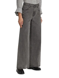 Tiny Dancer Mid-Rise Wide-Leg Jeans