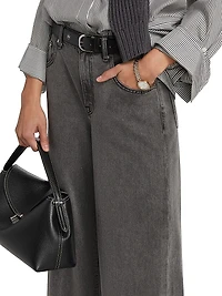 Tiny Dancer Mid-Rise Wide-Leg Jeans