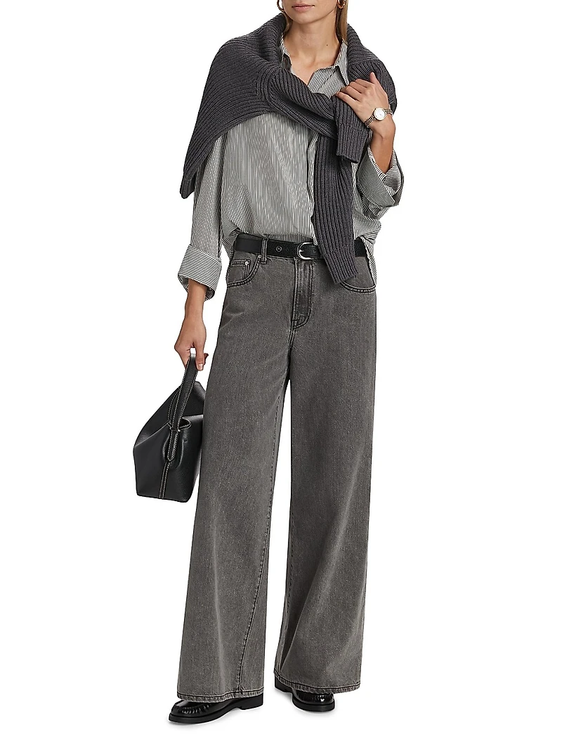 Tiny Dancer Mid-Rise Wide-Leg Jeans