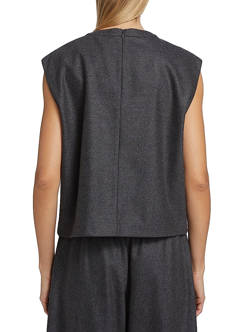 Wool & Cashmere Muscle Tee