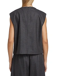 Wool & Cashmere Muscle Tee