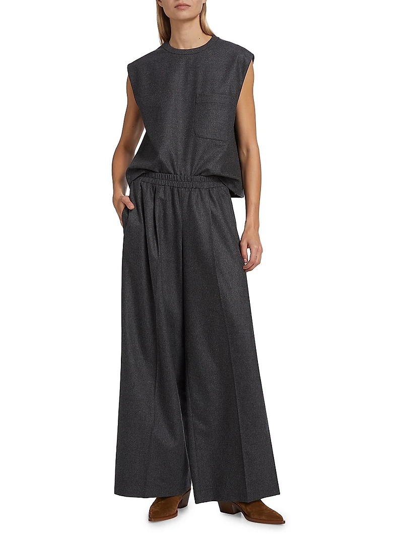 Wool & Cashmere Muscle Tee