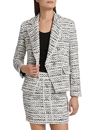 Eliza Metallic Tweed Blazer