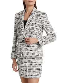 Eliza Metallic Tweed Blazer