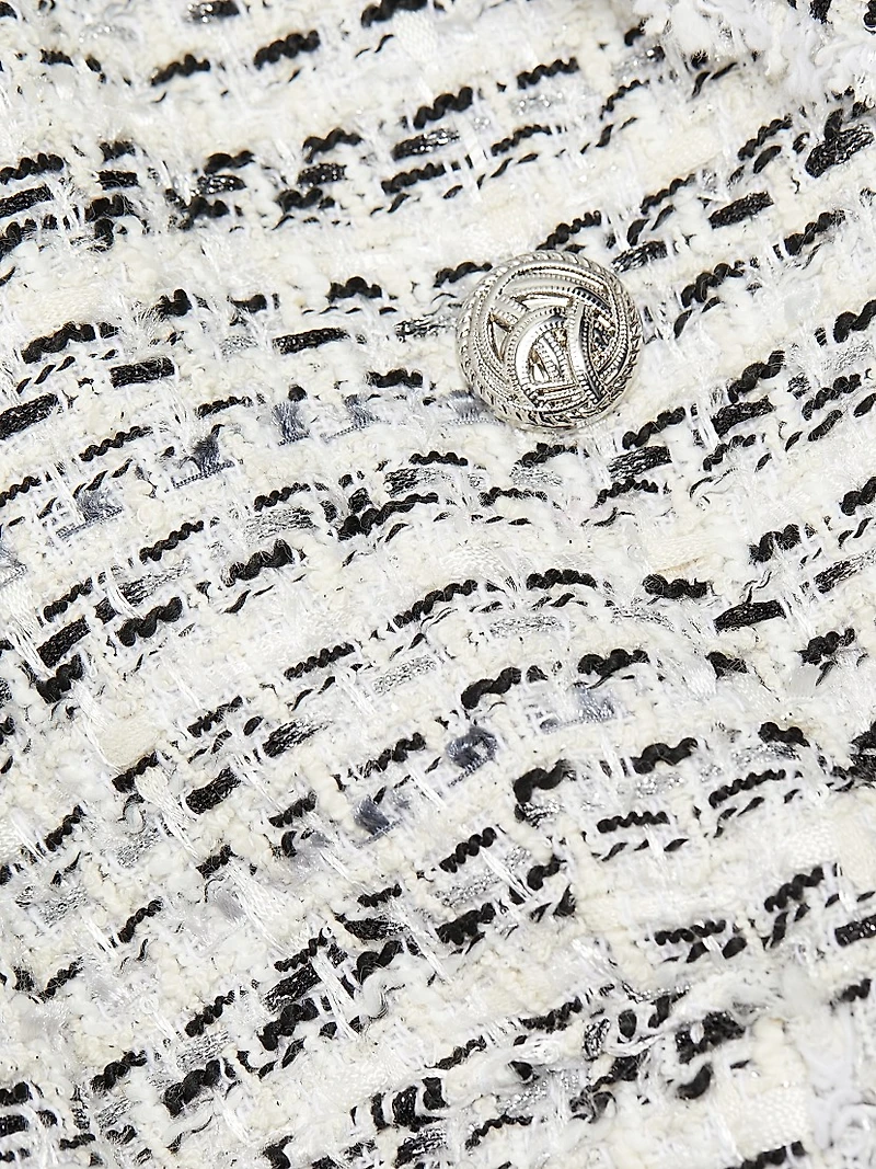 Eliza Metallic Tweed Blazer