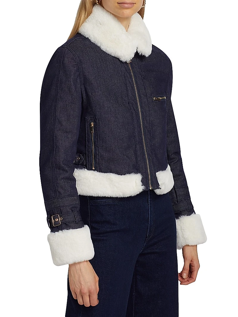 Jude Denim & Faux-Fur Jacket