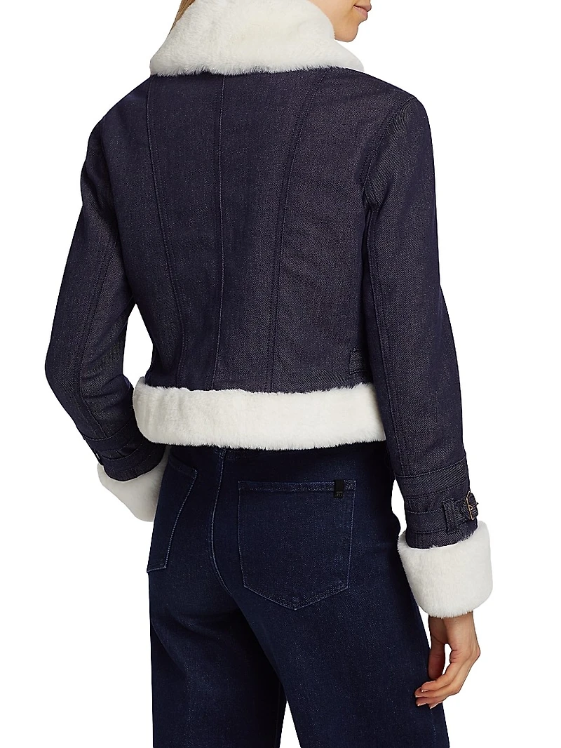 Jude Denim & Faux-Fur Jacket