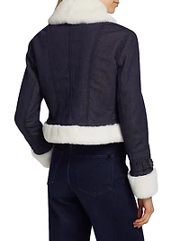Jude Denim & Faux-Fur Jacket