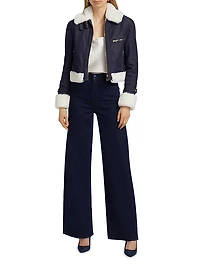 Jude Denim & Faux-Fur Jacket