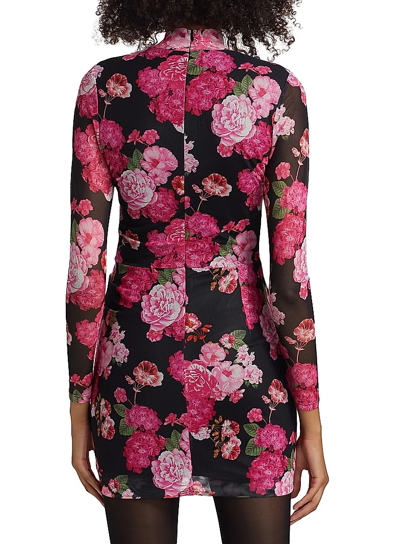 Talulla Floral Mesh Minidress