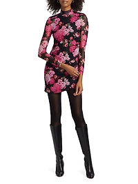 Talulla Floral Mesh Minidress
