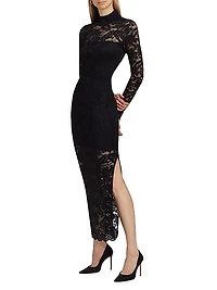Choi Lace Body-Con Maxi Dress