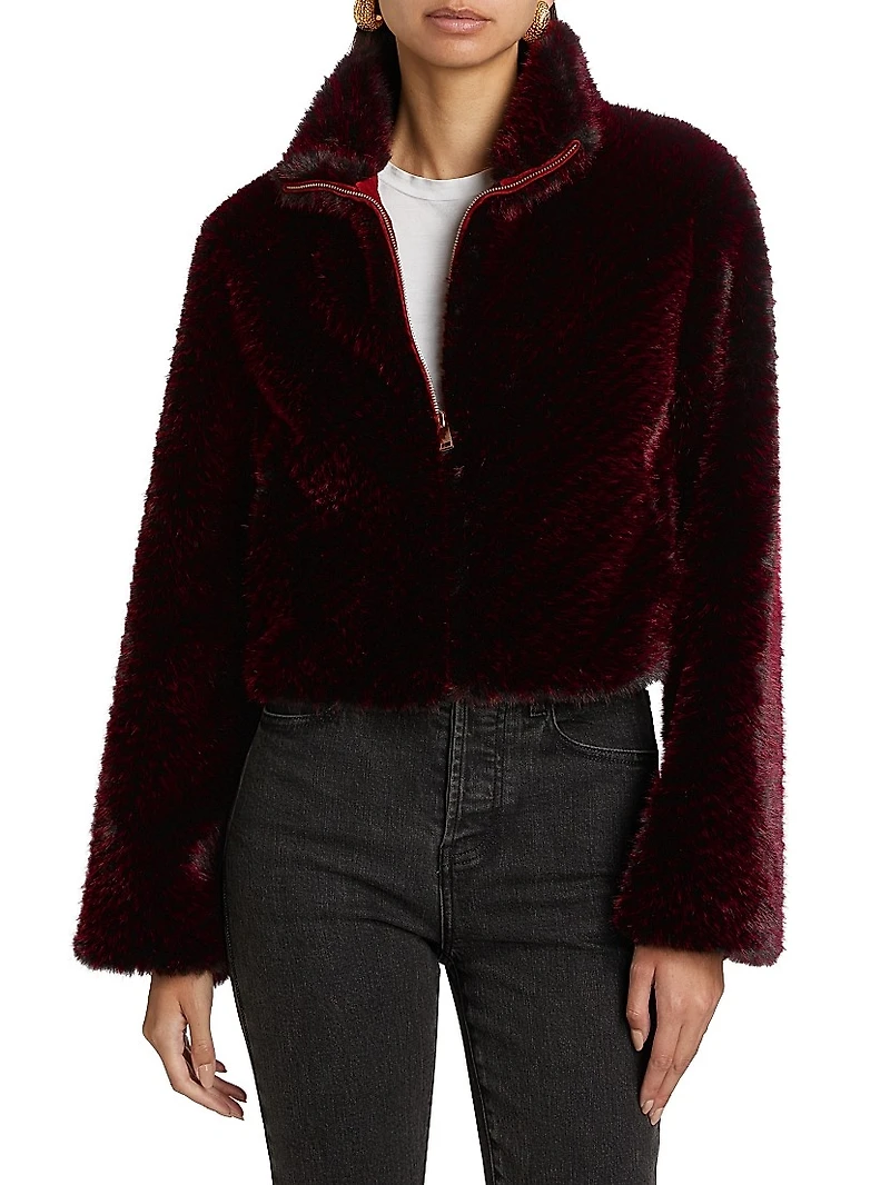 Roxi Faux Fur Bomber