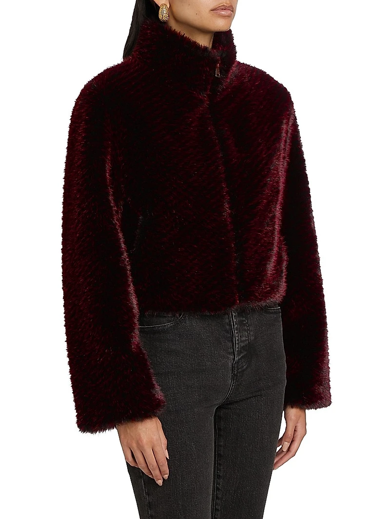 Roxi Faux Fur Bomber