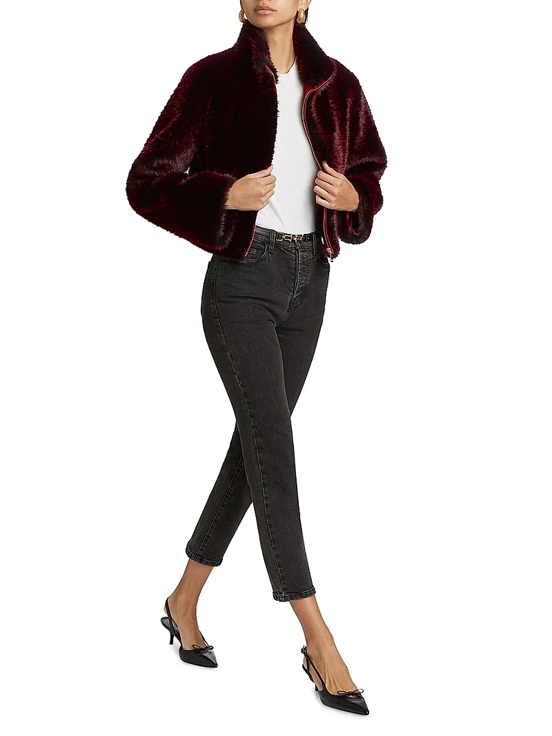 Roxi Faux Fur Bomber