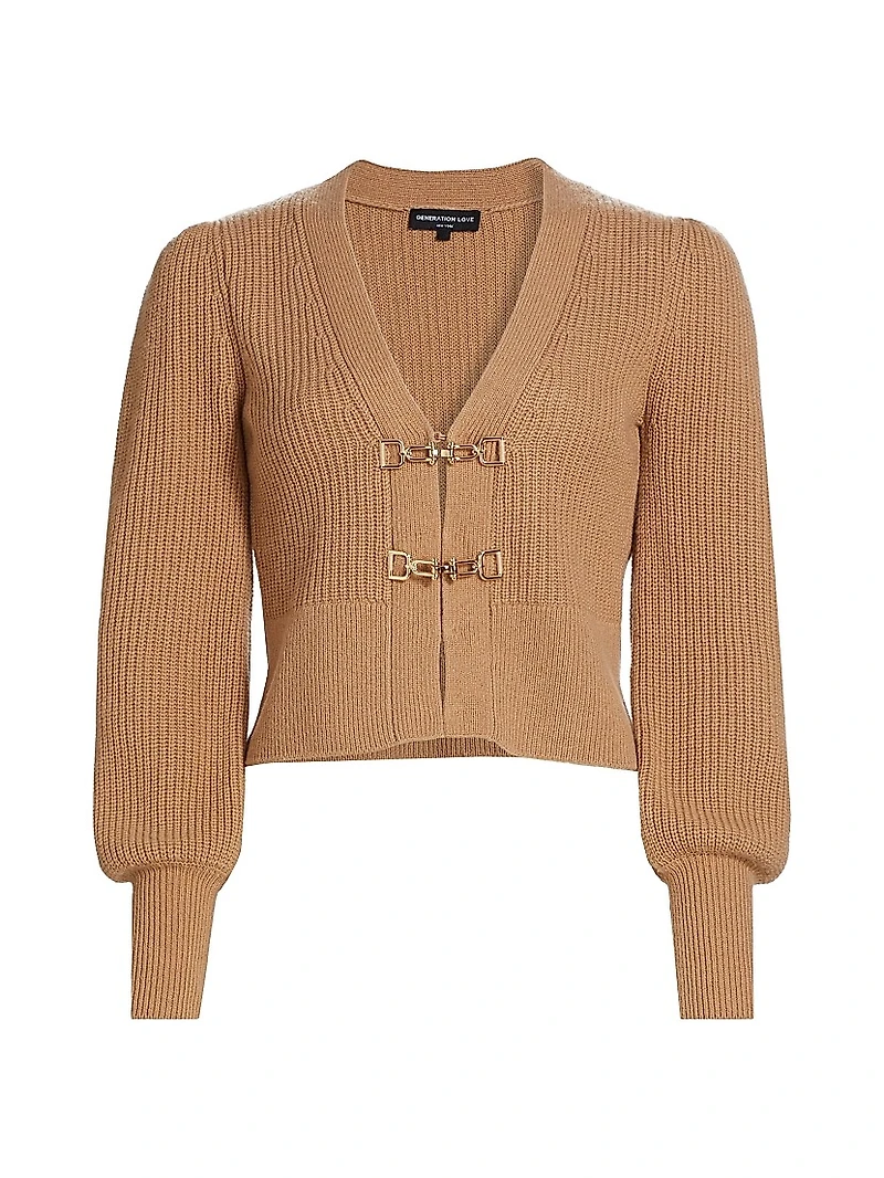 Monse Saddle Buckle Cardigan