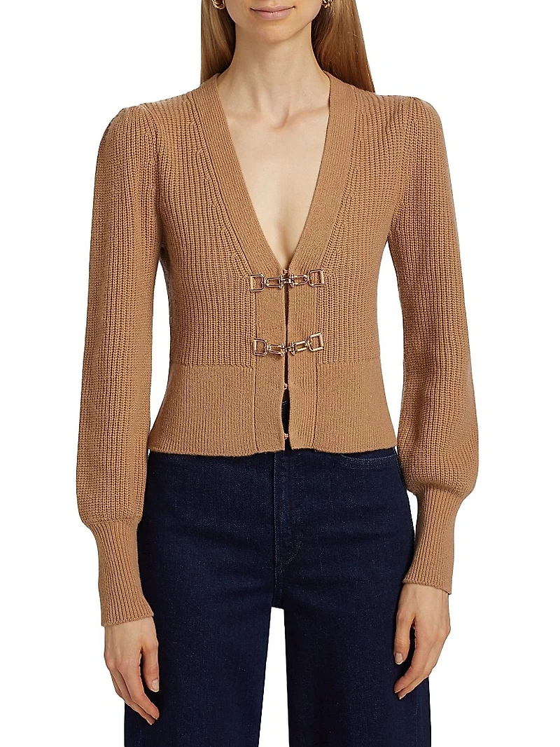 Monse Saddle Buckle Cardigan