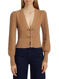 Monse Saddle Buckle Cardigan