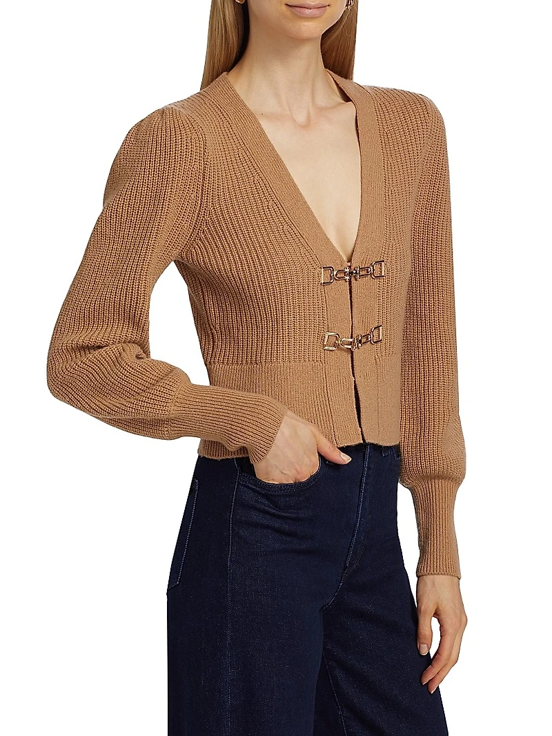 Monse Saddle Buckle Cardigan