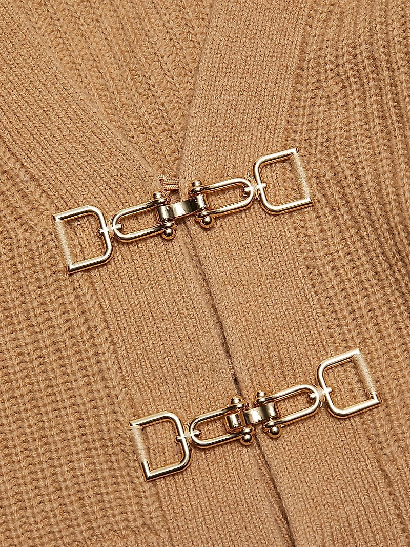 Monse Saddle Buckle Cardigan