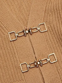 Monse Saddle Buckle Cardigan