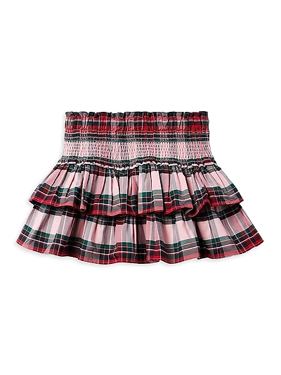 Little Girl's & Girl's Janie and Jack x American Girl Holiday Plaid Skirt
