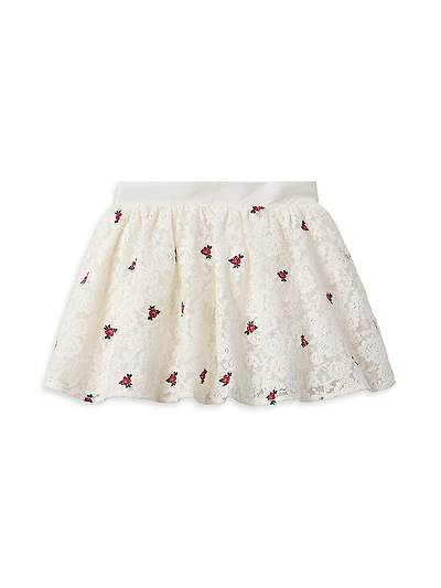 Little Girl's & Janie and Jack X American Girl Holiday Rose Skirt