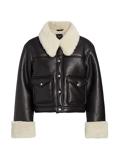 Imani Faux-Leather Jacket