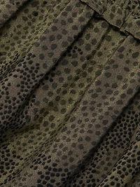 Addison Printed Smocked Miniskirt
