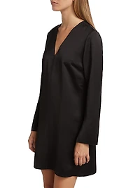 Victoria V-Neck Mini-Dress