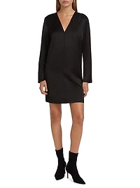 Victoria V-Neck Mini-Dress