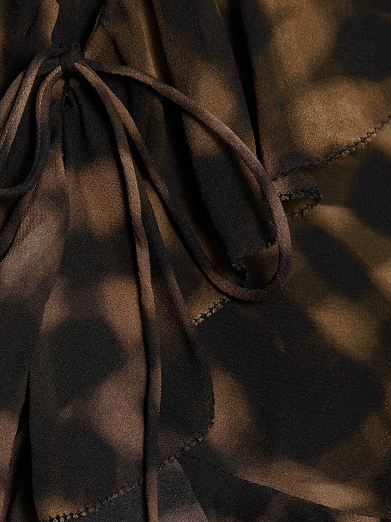 Nicoletta Ruffle-Sleeve Top