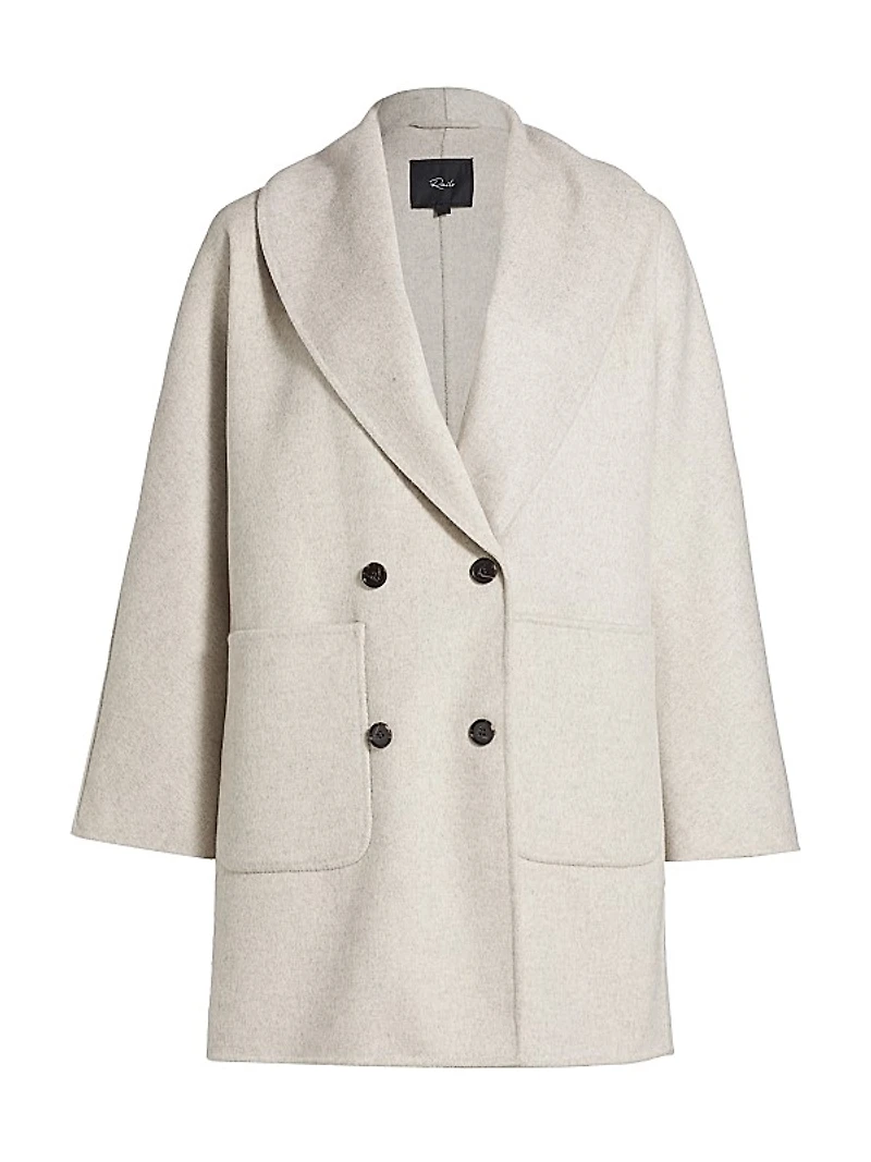 Nily Wool-Blend Double-Breasted Jacket