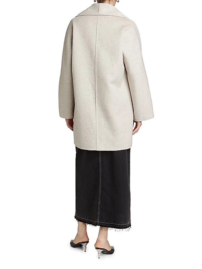 Nily Wool-Blend Double-Breasted Jacket