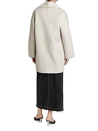 Nily Wool-Blend Double-Breasted Jacket