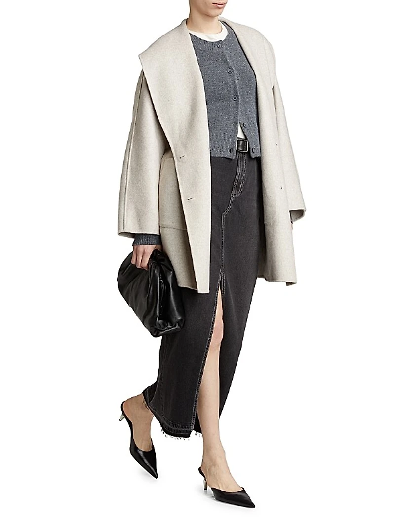 Nily Wool-Blend Double-Breasted Jacket