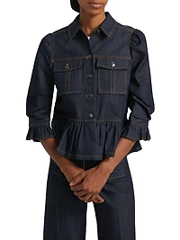 Delanie Denim Crop Jacket
