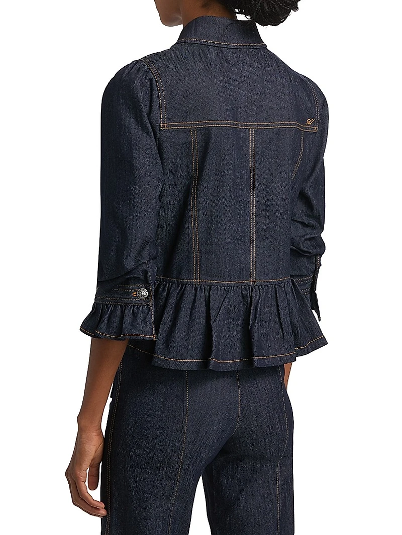 Delanie Denim Crop Jacket