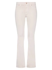 Coated Mid-Rose Bootcut Tailorless Jeans