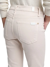 Coated Mid-Rose Bootcut Tailorless Jeans