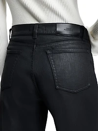 Lotta Wide-Leg Coated Jeans