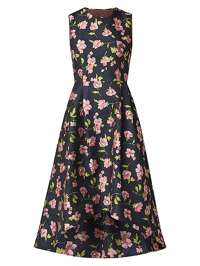 Jeanne Floral Fit & Flare Dress