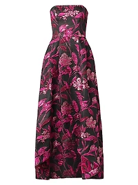 Paladino Floral Jacquard Dress
