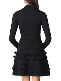 Joie Knit Fit & Flare Minidress