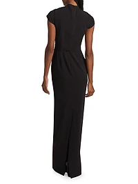 Hudson Embellished Column Gown